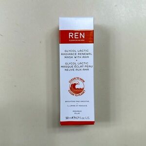 REN Clean Skincare Glycol Lactic Radiance Renewal Mask with AHA